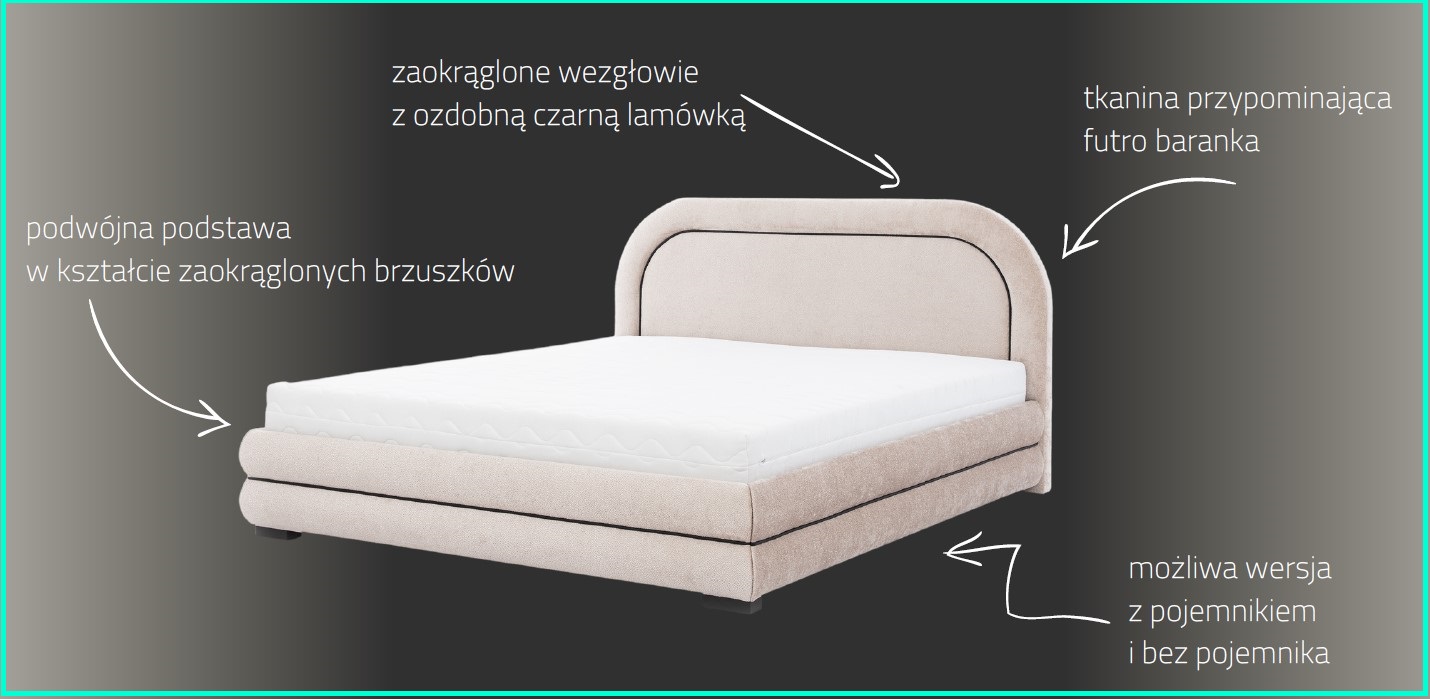 łóżko NELLO 2.0 właściwości